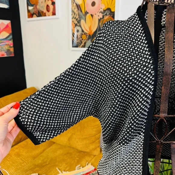 Worthington | Knit Quarter Sleeve Sweater Cardigan | M - Picture 3 of 5